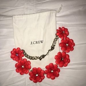 J.Crew Flower Statement Necklace